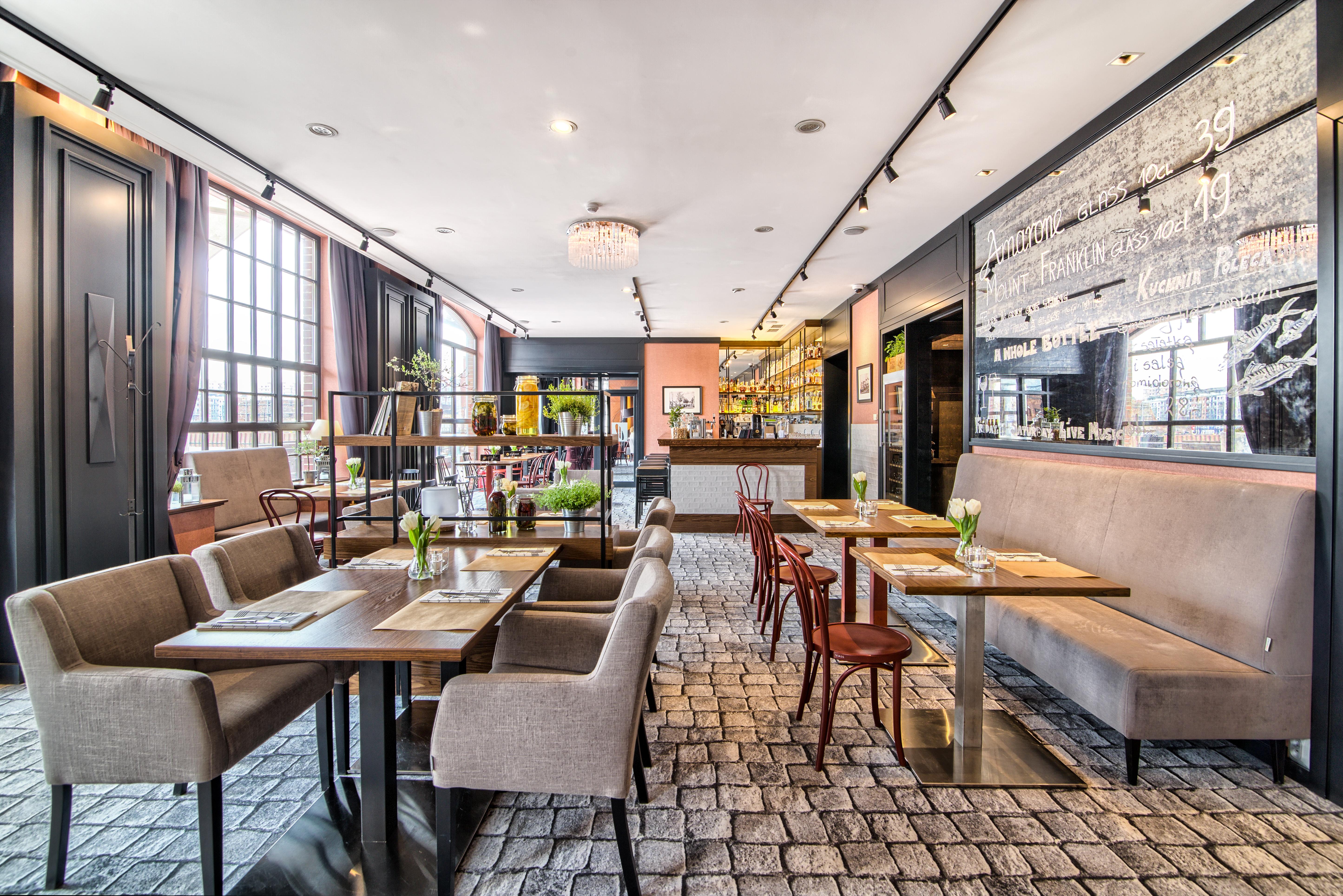 Hotel Hanza Gdansk Restoran foto